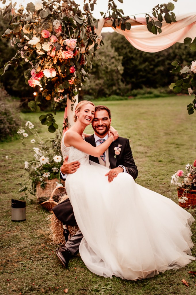 rustic wedding decor drapes