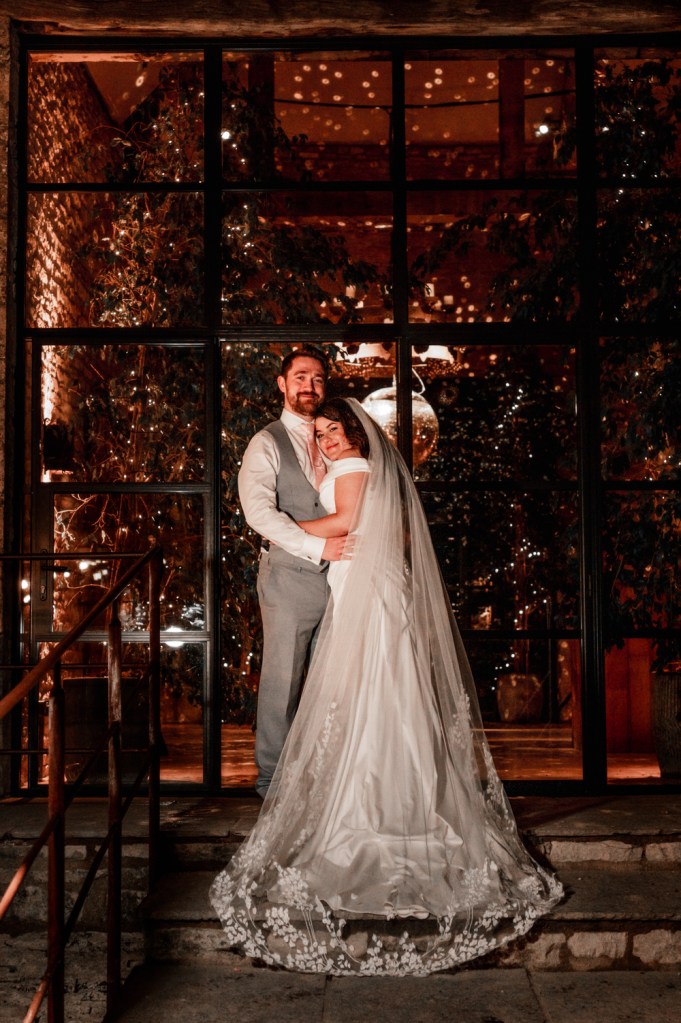 atmospheric wedding old gore barn