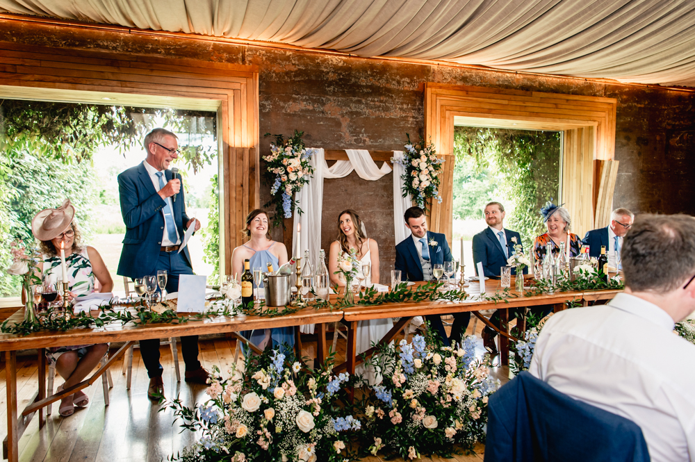 wedding breakfast elmore court 