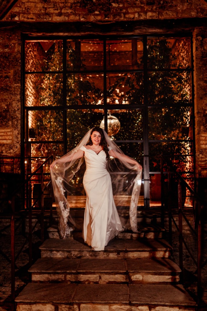 dramatic wedding photography bride