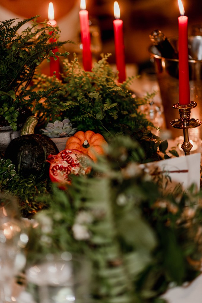 autumn wedding decor