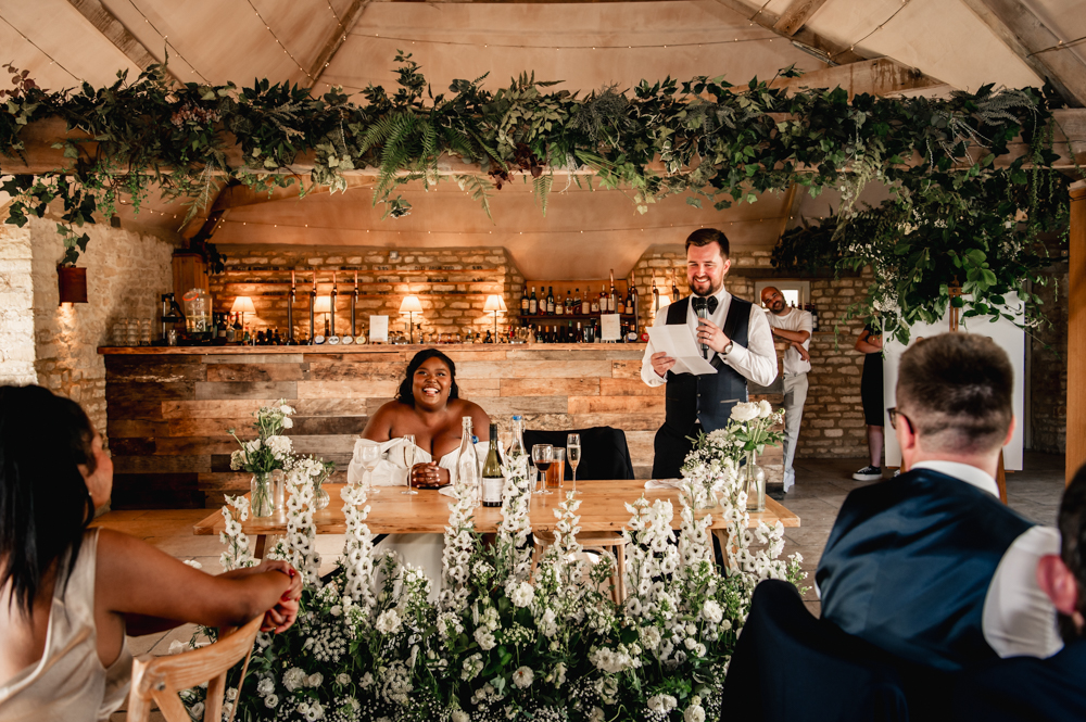speeches cotswolds barn wedding