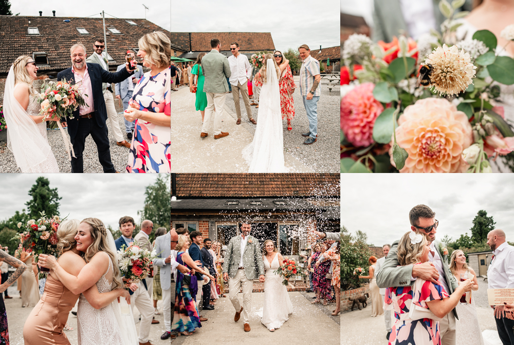 milton end barn wedding reception