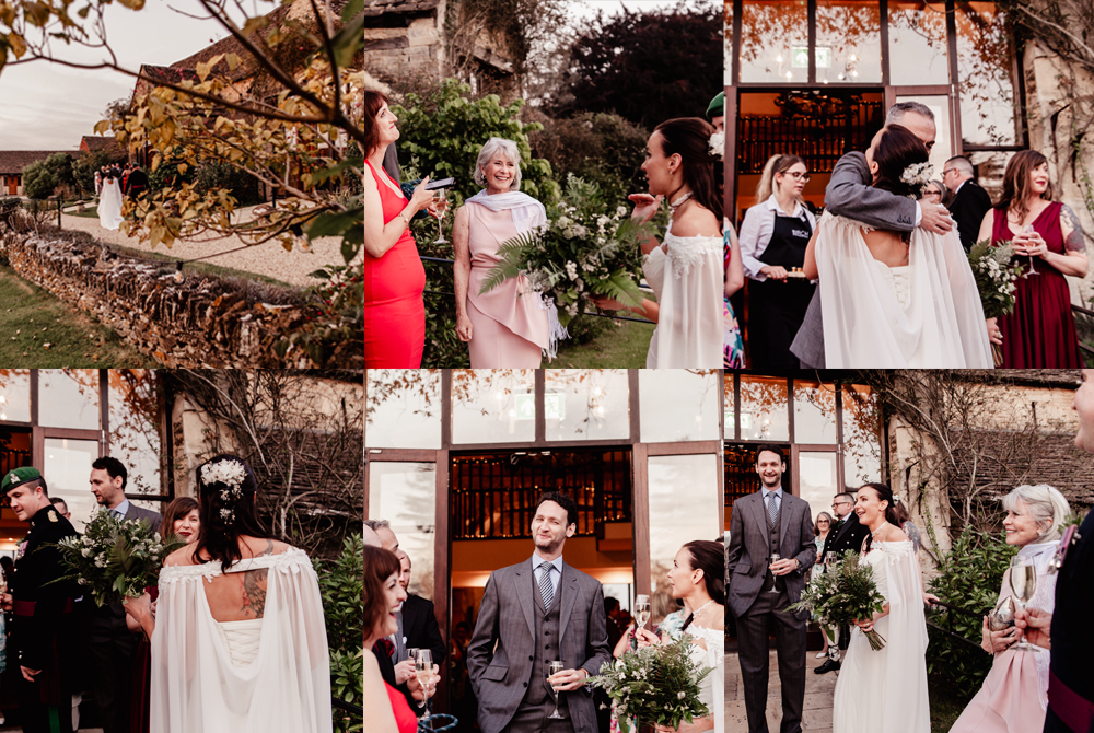  great tythe barn wedding tetbury