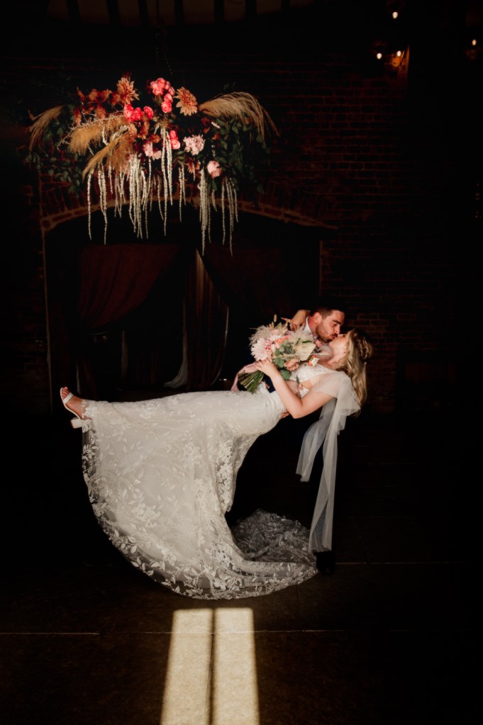 dramatic wedding cotswolds