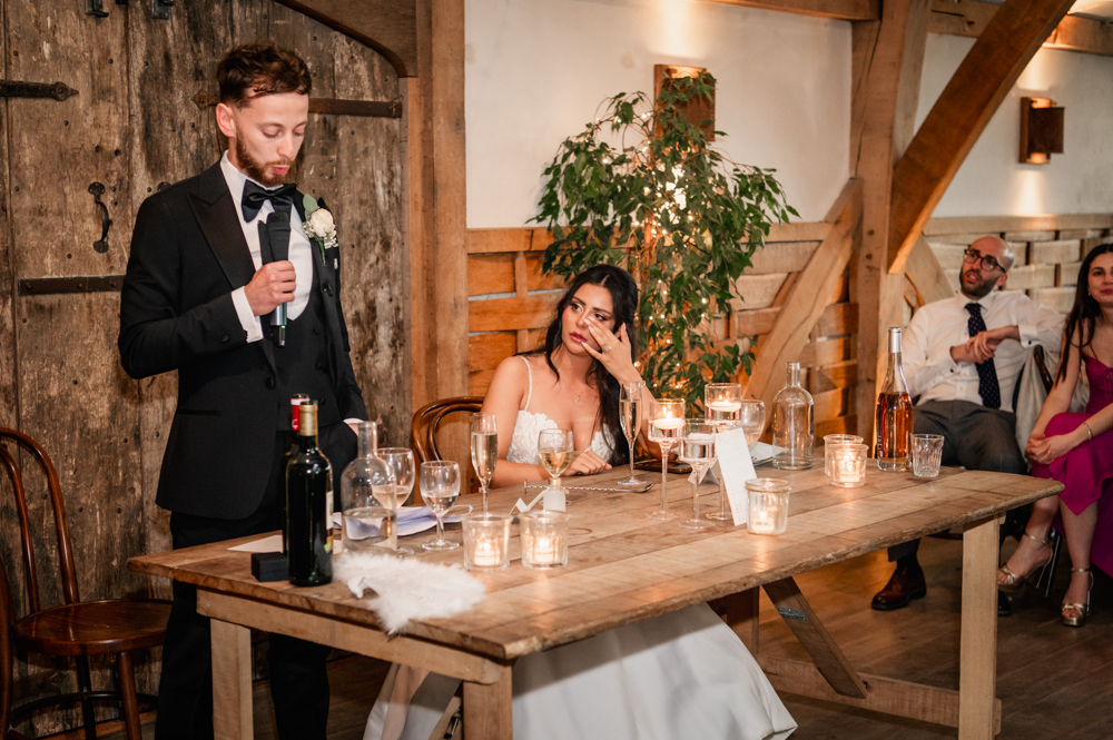 emotional bride wedding