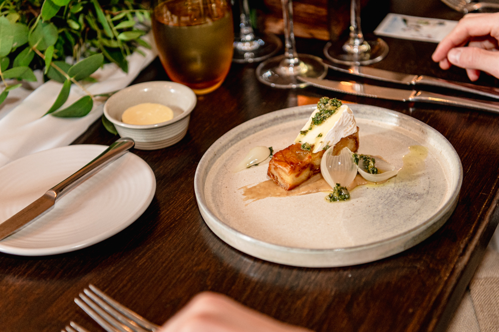 fine dining wedding food