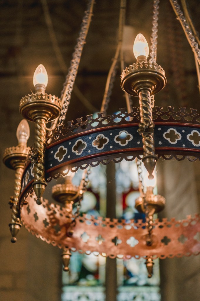 chandelier gothic church
