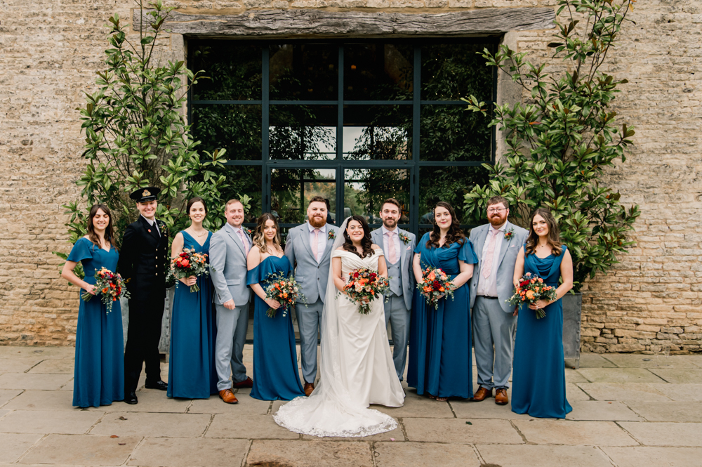 group shots old gore barn