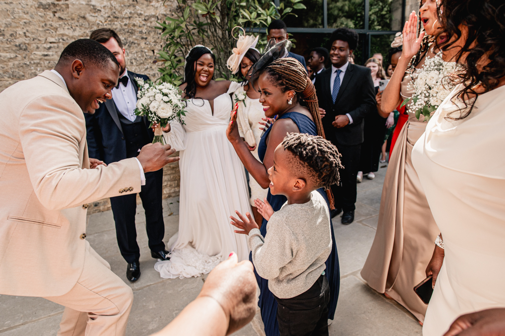 fun relaxed  wedding cotswolds