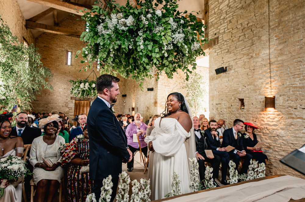 ceremony old gore barn wedding