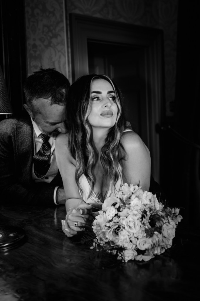 moody bride portrait timeless