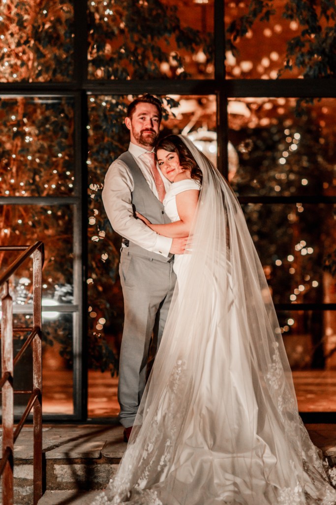 old gore barn cotswolds bride and groom