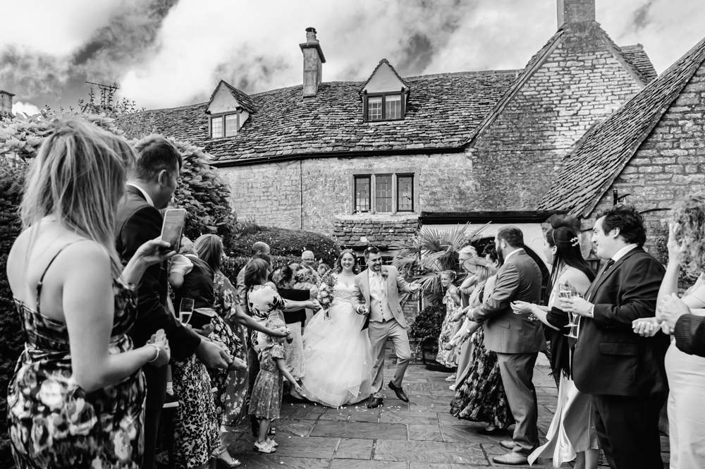 confetti the bear of rodborough hotel