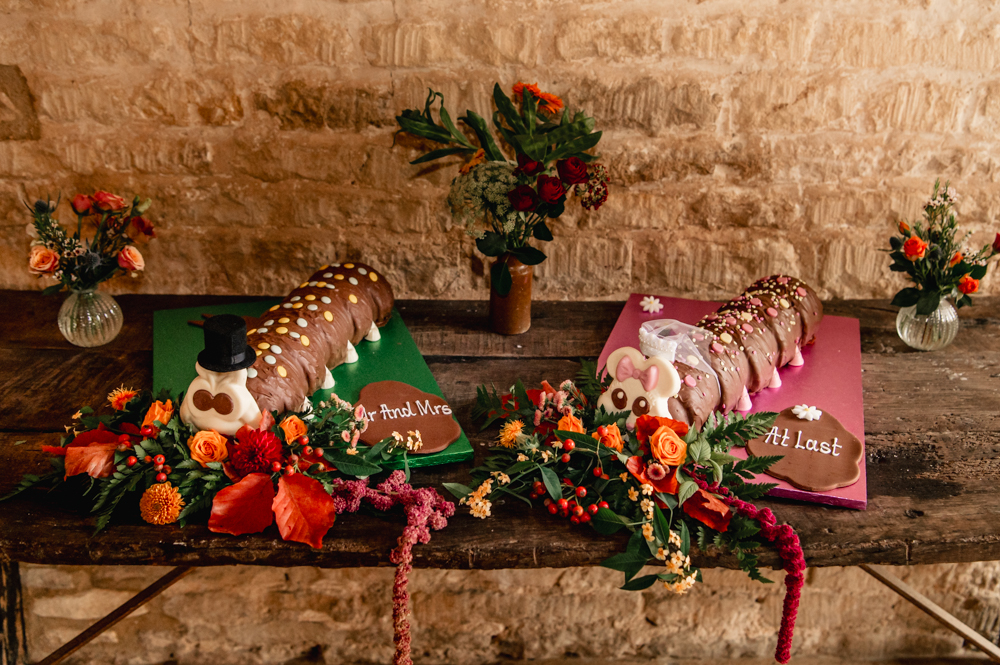 colin caterpillar wedding cake connie