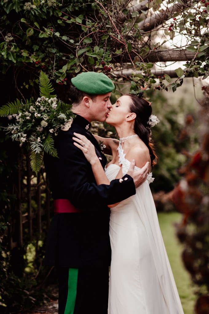 bride and groom alternatice wedding