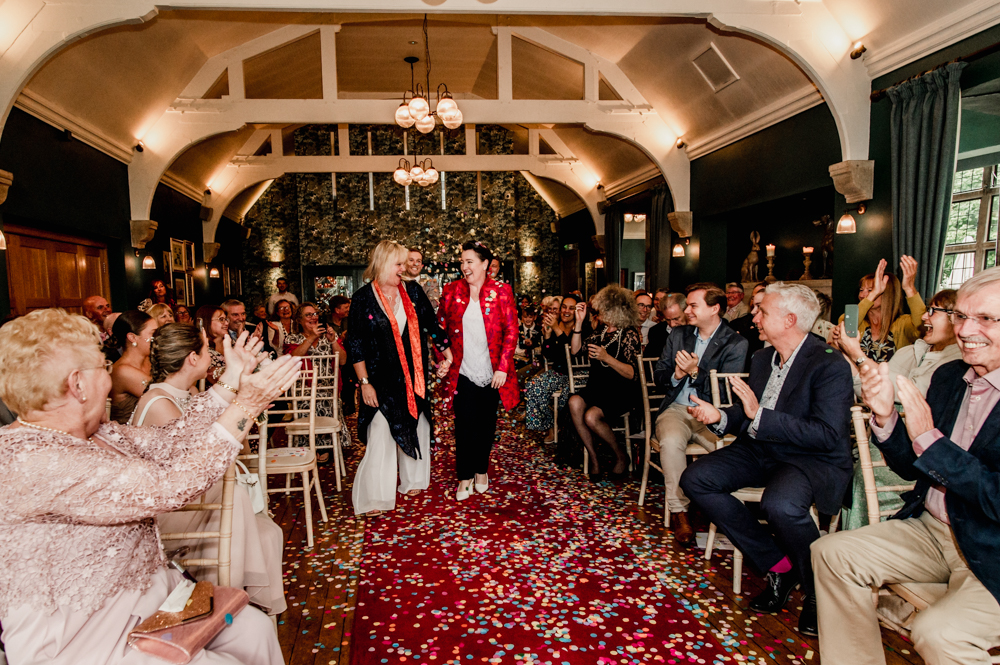 colourful gay wedding