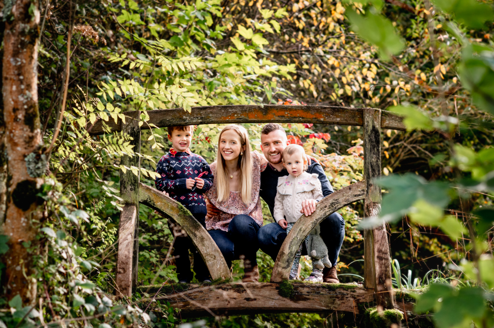 family photo shoot nature