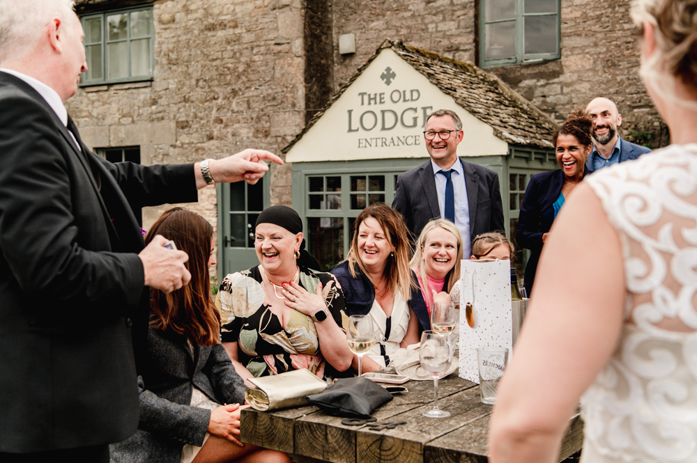 wedding old lodge minchinhampton