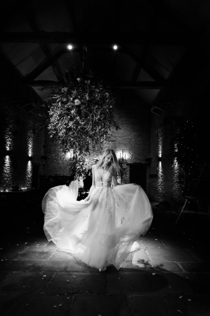 bride wedding dress atmospheric