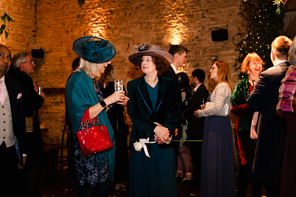 mums in hats cripps barn wedding