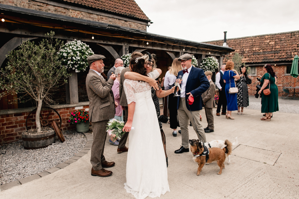 wedding reception milton end barn
