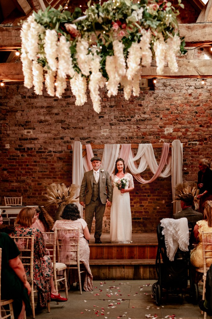 rustic barn wedding milton end