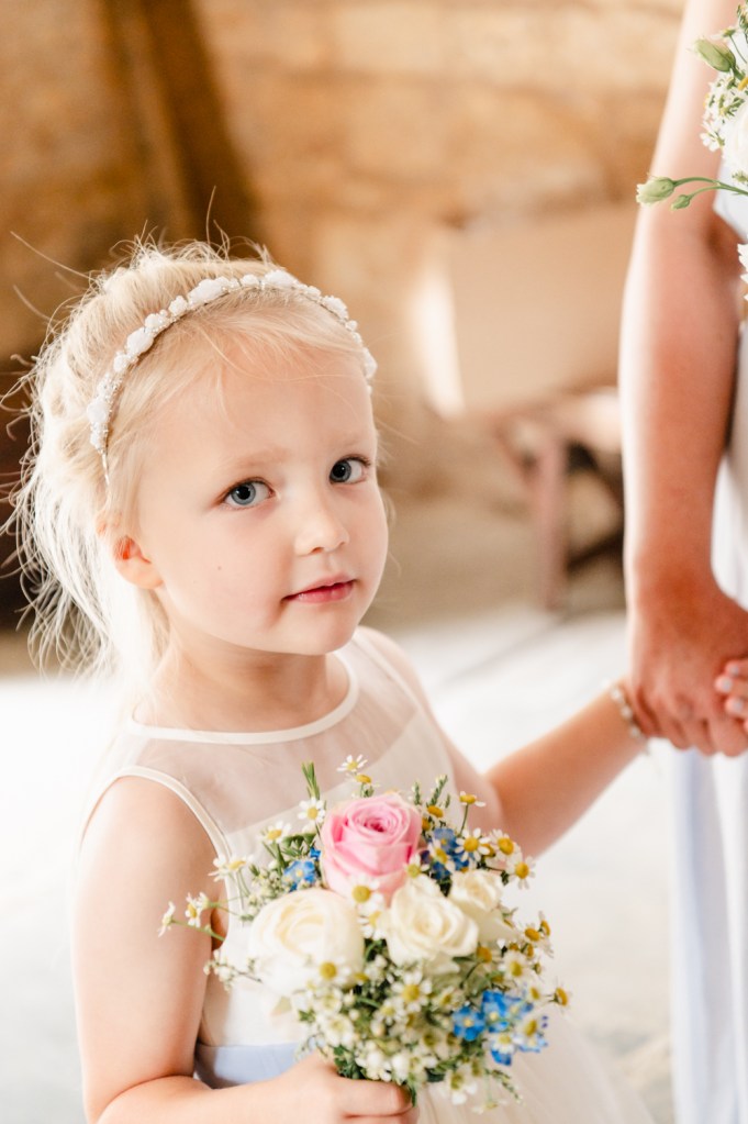 soft beautiful wedding photos flower girl