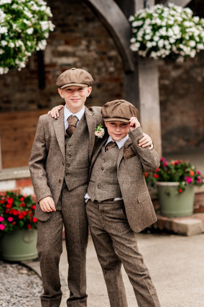 tweed wedding boys