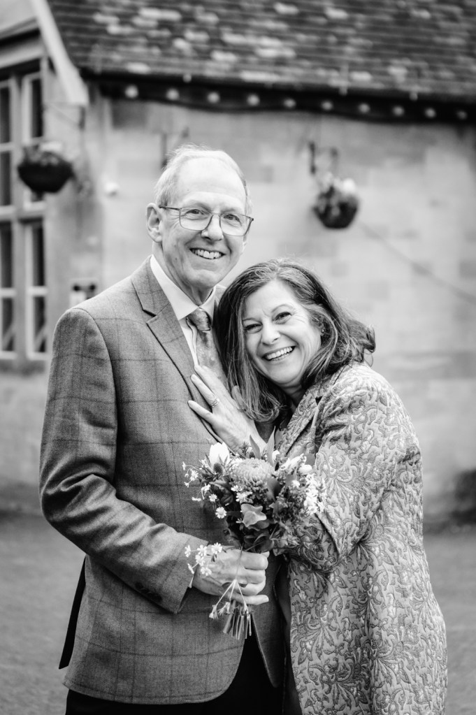 older couple wedding