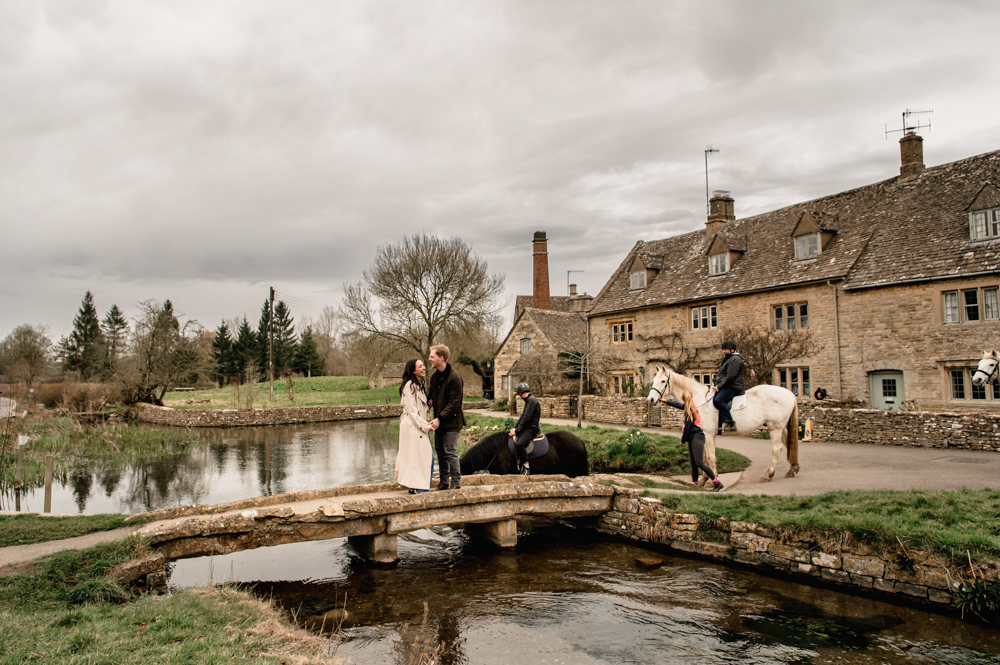 surprise proposal cotswolds