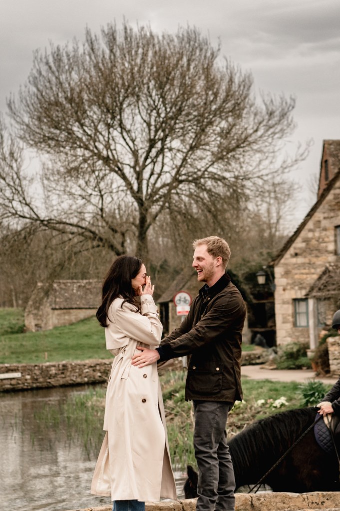romantic proposal cotswolds