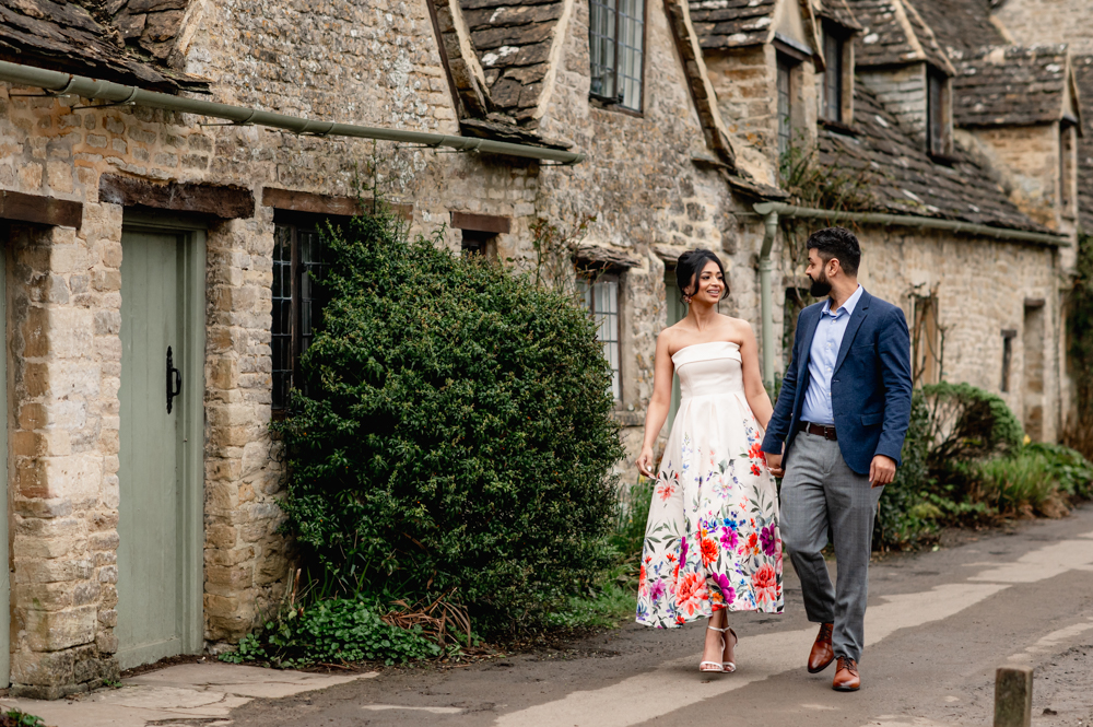 couple walking arlington row