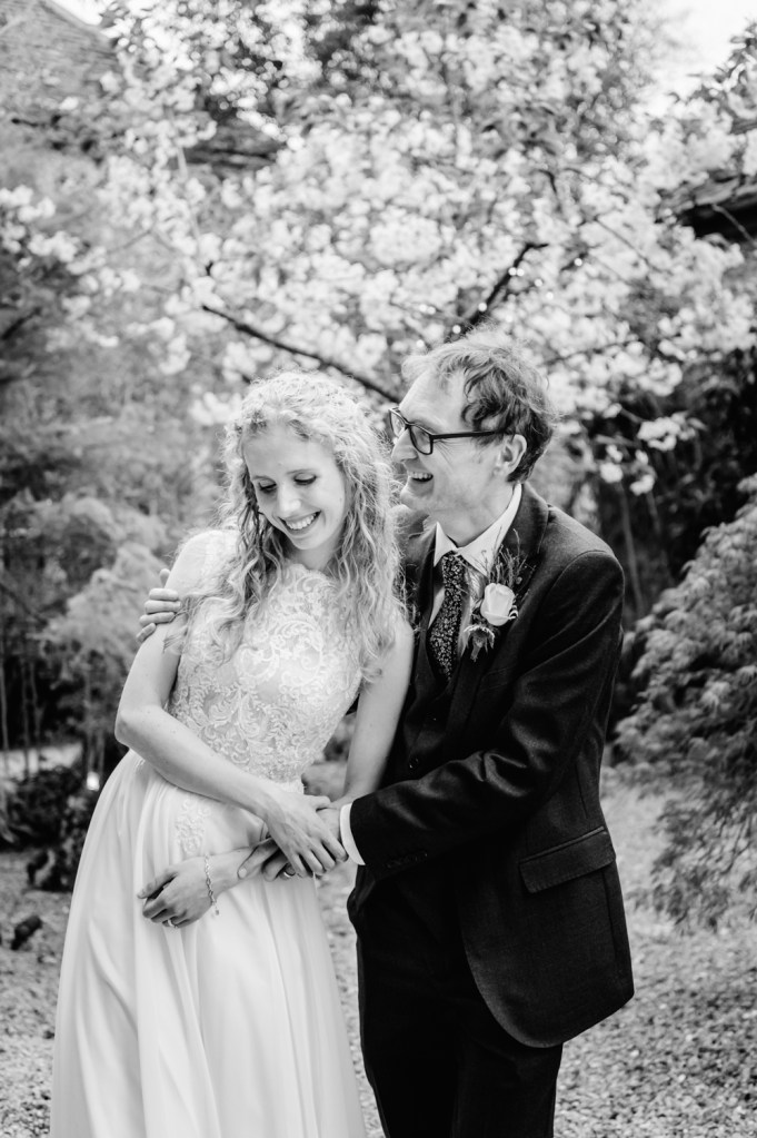 classic wedding portrait bride and groom 