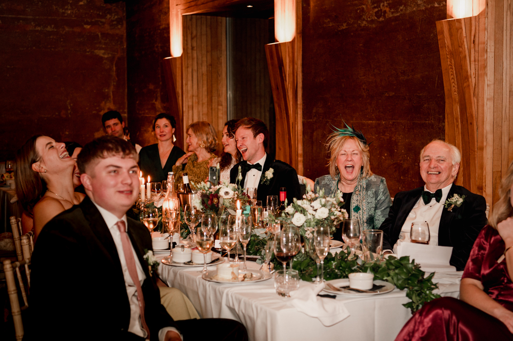 candid wedding reception photos cotswolds wedding