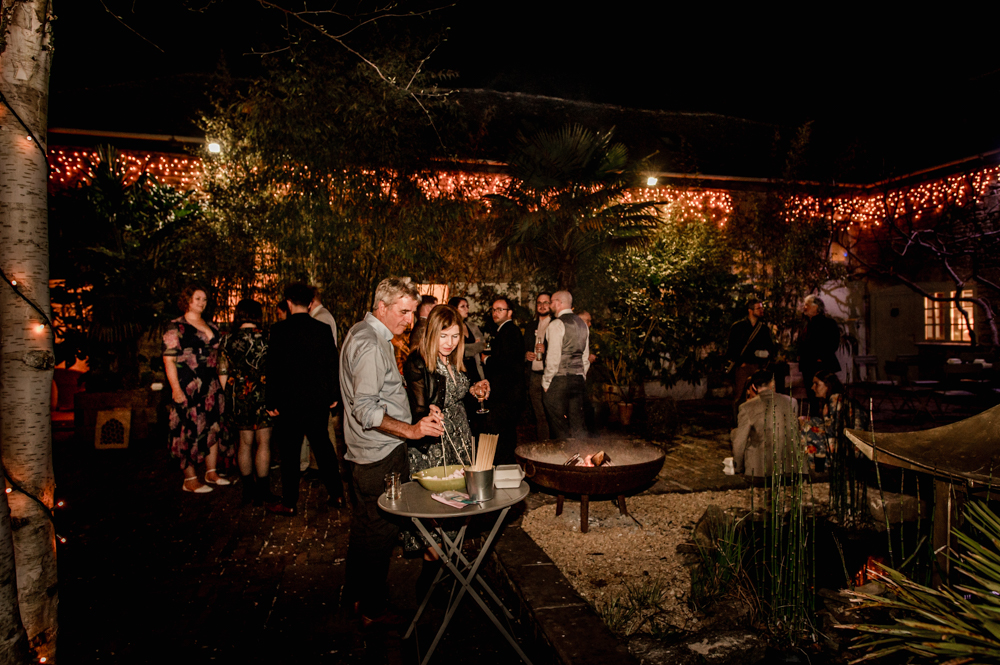 firepits and marshmallows at matara centre