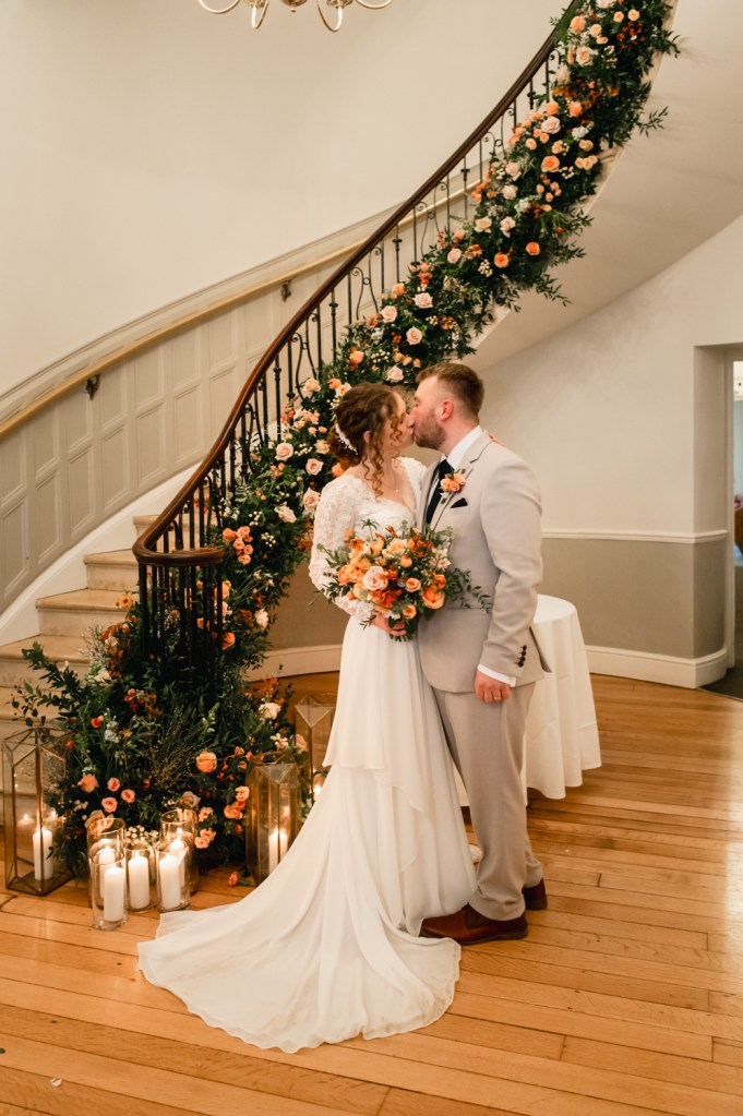 fairytale wedding staircase
