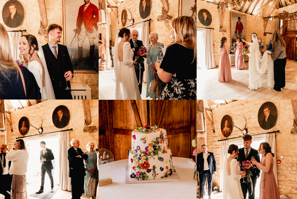 wedding reception owlpen manor cotswolds