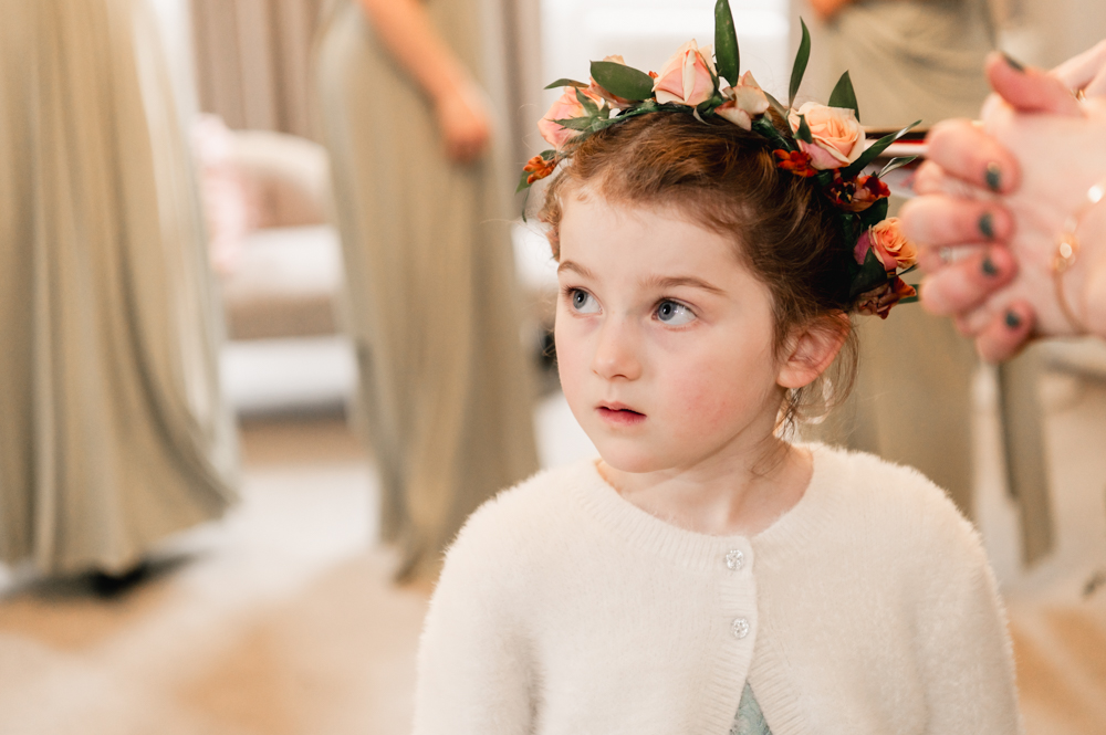 flower girl crown