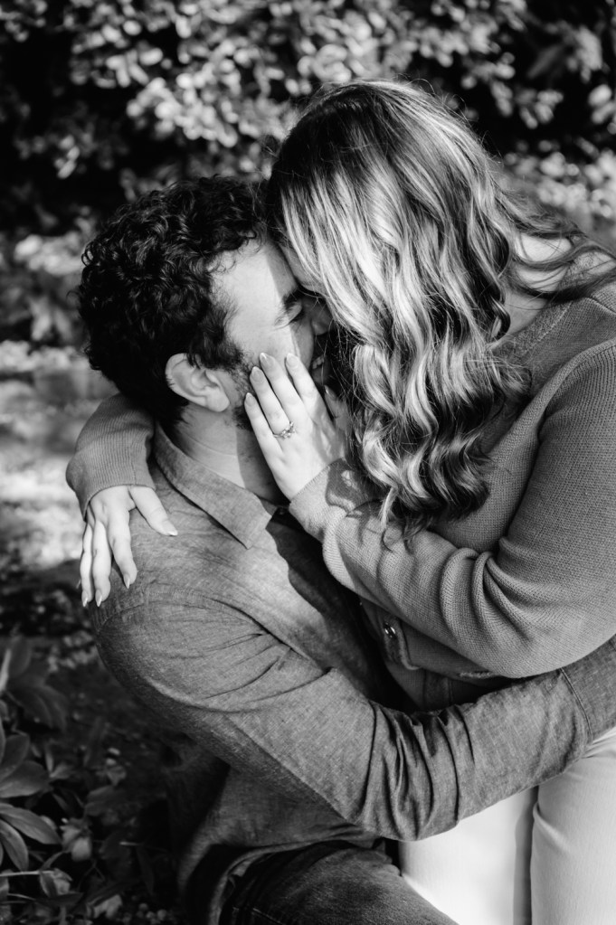 natural engagement photo shoot