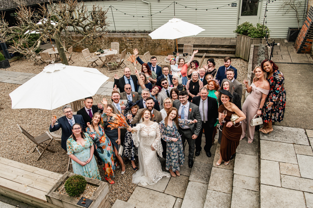 group shots wedding lapstone barn