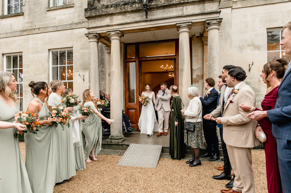 wedding confetti eastington park