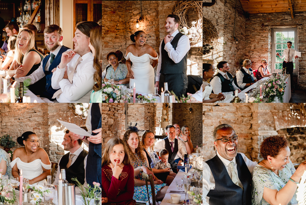 wedding speeches reactions  photography