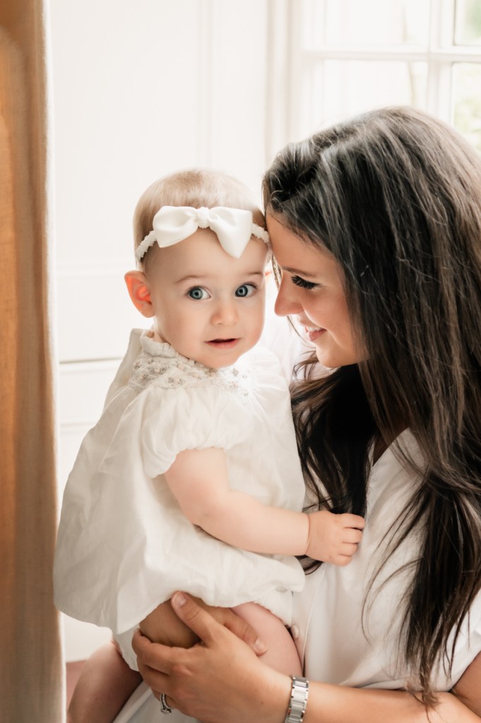 mother and baby portrait