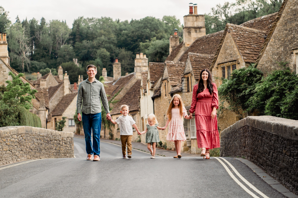 family photo shoot tiny village