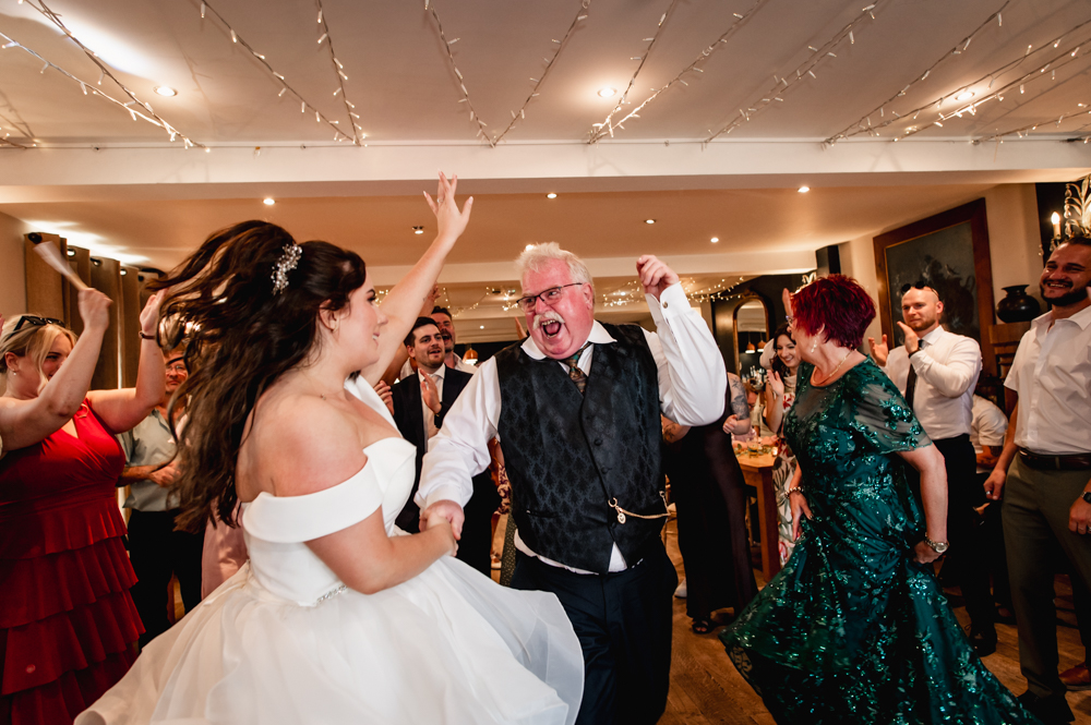 bride and father dance