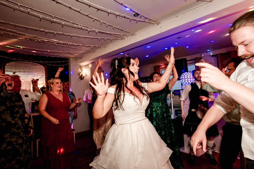 bride dancing