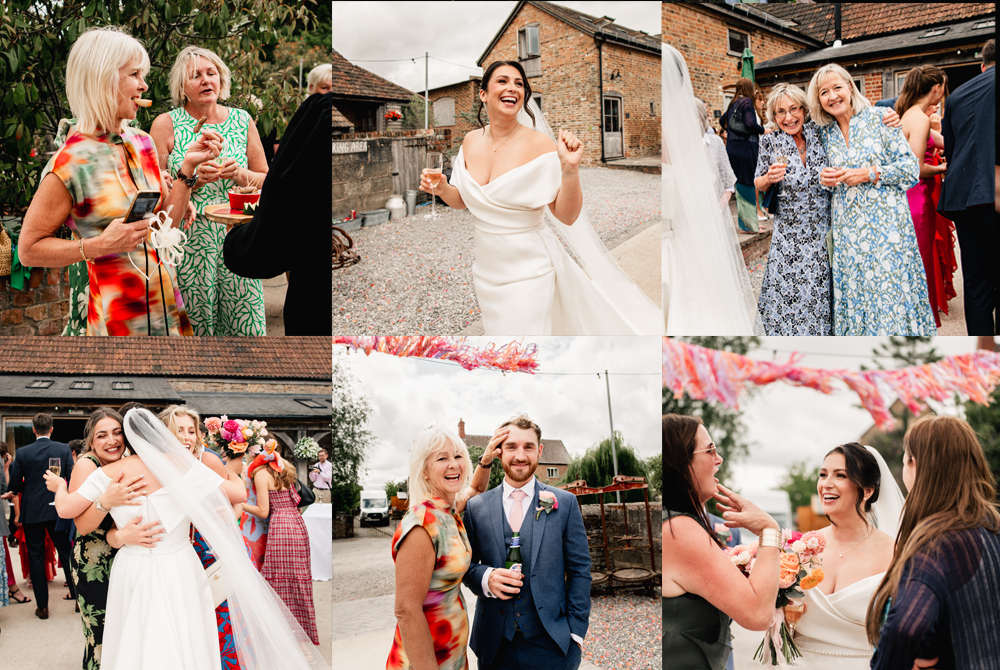 candid wedding photography drinks reception