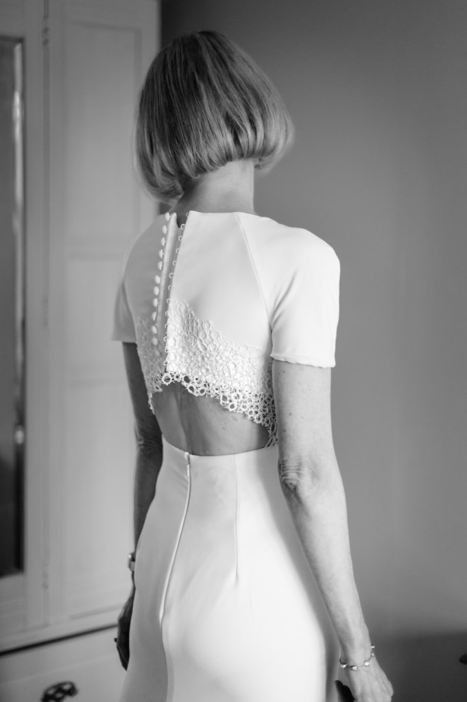 open back dress mature bride