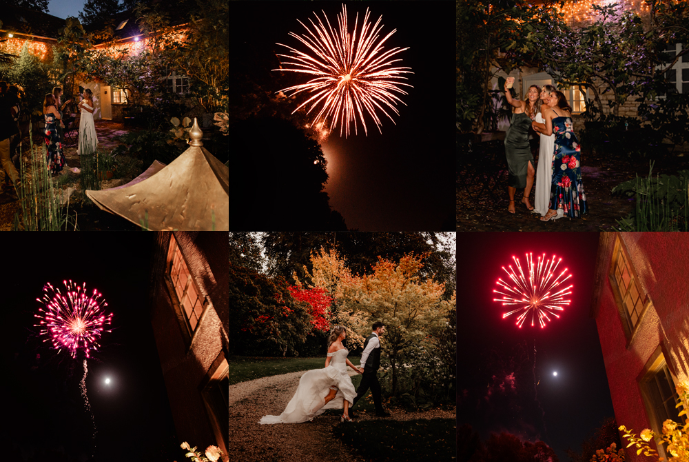 wedding fireworks cotswolds matara